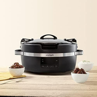 Thermoshield 6 Quart Slow Cooker with Carry Handles - Curated Catalog V9