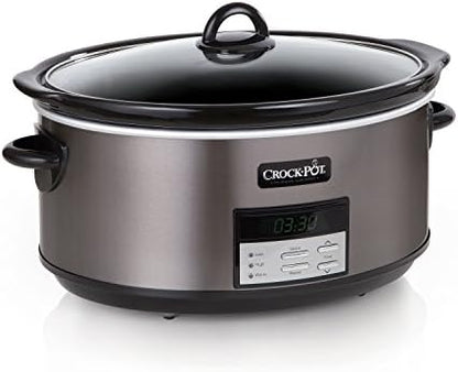 8 Quart Programmable Slow Cooker with Auto Warm - Curated Catalog N5