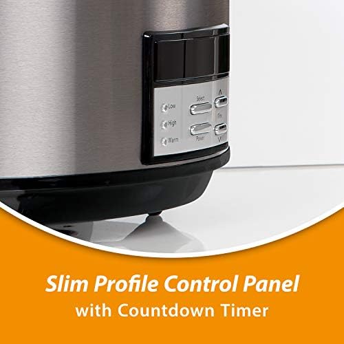 8 Quart Programmable Slow Cooker with Auto Warm - Curated Catalog N5