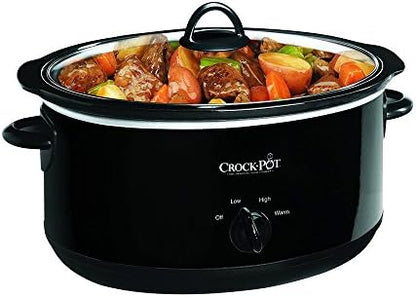 8 Quart Manual Slow Cooker – Black - Curated Catalog R5