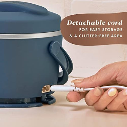 Electric Lunch Box Food Warmer 20oz – Faded Blue - Curated Catalog J2