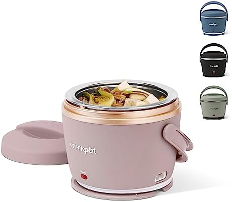Electric Lunch Box Food Warmer 20oz – Blush Pink - Curated Catalog P9