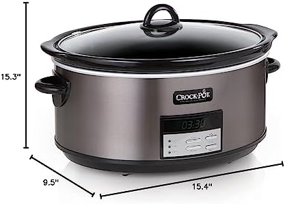 8 Quart Programmable Slow Cooker with Auto Warm - Curated Catalog N5