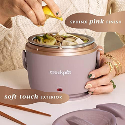 Electric Lunch Box Food Warmer 20oz – Blush Pink - Curated Catalog P9