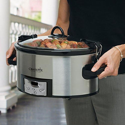 Cook & Carry 6 Quart Programmable Slow Cooker - Curated Catalog E6