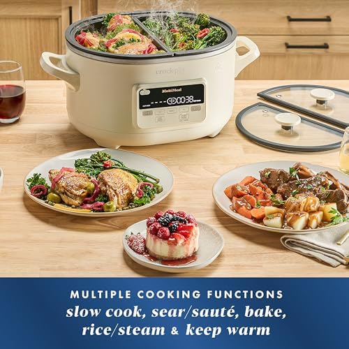 MultiMeal Multicooker with Programmable Slow Cooker - Curated Catalog D5
