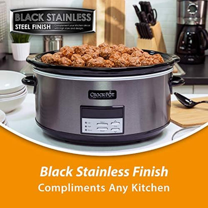 8 Quart Programmable Slow Cooker with Auto Warm - Curated Catalog N5