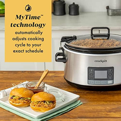 7 Quart Portable Programmable Slow Cooker with Timer - Curated Catalog B7