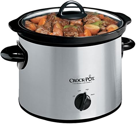 3 Quart Manual Slow Cooker – Silver - Curated Catalog B2