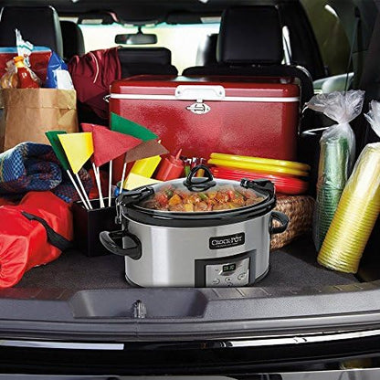 Cook & Carry 6 Quart Programmable Slow Cooker - Curated Catalog E6
