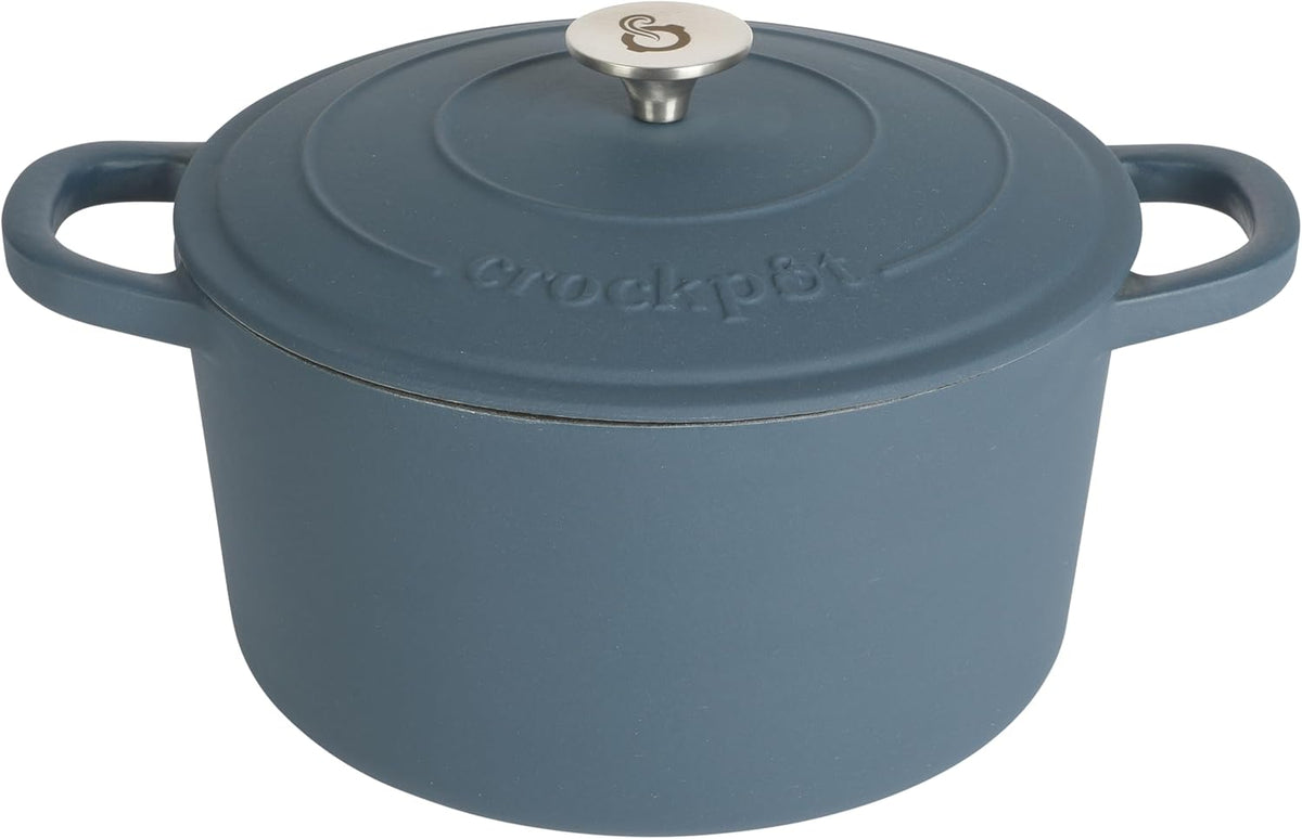 3 Quart Enameled Cast Iron Dutch Oven – Aqua - Curated Catalog V9