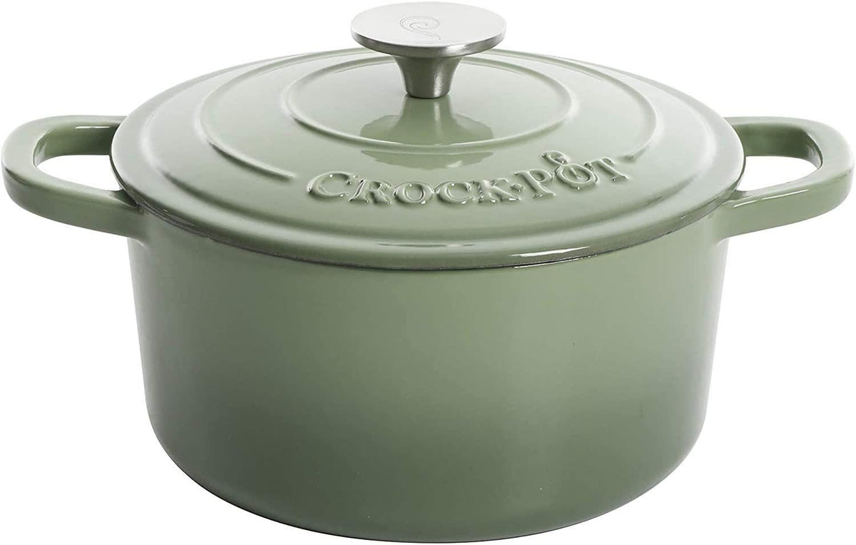 3 Quart Enameled Cast Iron Dutch Oven – Aqua - Curated Catalog V9