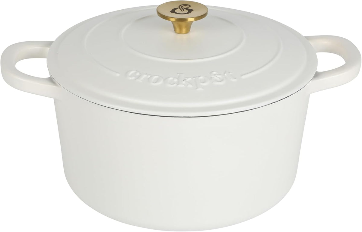 3 Quart Enameled Cast Iron Dutch Oven – Aqua - Curated Catalog P7