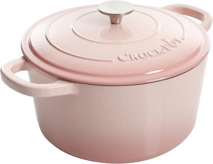 3 Quart Enameled Cast Iron Dutch Oven – Aqua - Curated Catalog V9