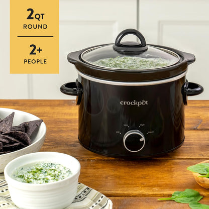 2 Quart Mini Slow Cooker – Classic Compact Cooker - Curated Catalog S8